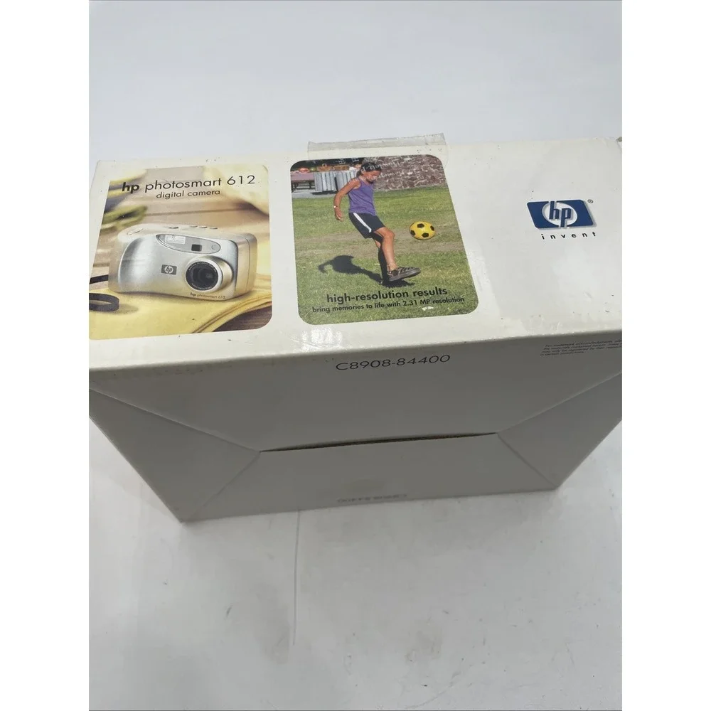 HP Photosmart 612 Digital Camera 3MP 2X Optical Zoom+Battery+SD Card+CD+Manual
